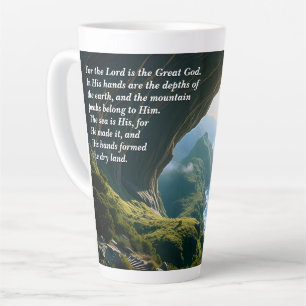 Er ist der Große Gott, Gott und Schöpfer Verse Milchtasse