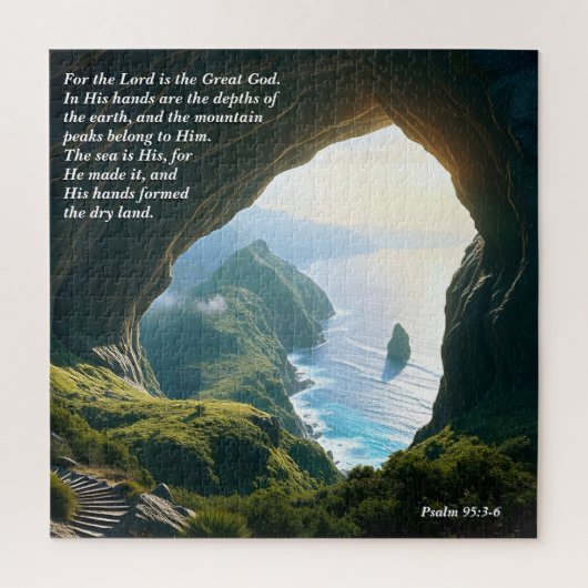 Er ist der Große Gott, Gott und Schöpfer Verse Puzzle (Vertikal)