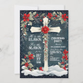 Er ist der Grund für das Weihnachtsjubiläum Einladung (Vorderseite)