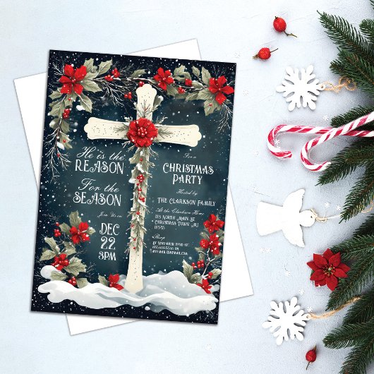 Er ist der Grund für das Weihnachtsjubiläum Einladung