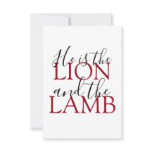 Er ist der Löwe und das Lamm-Beileid