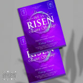 Er ist der Ostersonntagskirche-Flyer Flyer