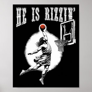 Er ist der sonnige OsterJesus, der auf Bysketbyll Poster