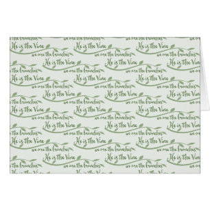 Er ist der Wein, wir sind die Zweige Parakaleo Not