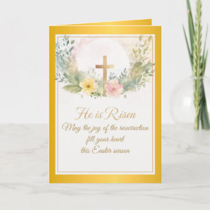 Er ist die Blume der Osterwasserfarbe, religiös