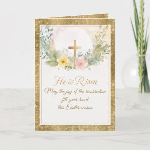 Er ist die Blume der Osterwasserfarbe, religiös