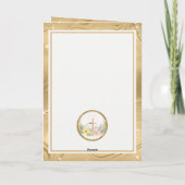 Er ist die Blume der Osterwasserfarbe, religiös (Rückseite)