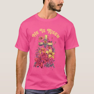 Er ist die christliche Religion Jesus Blume floral T-Shirt