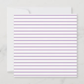 Er ist die Einladung von Risen Lavender Mist Oaste (Rückseite)