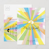 Er ist die Einladung zu Ostern (Vorne/Hinten)