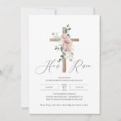 Er ist die religiöse Osterfeierjagd. Einladung (Vorderseite)