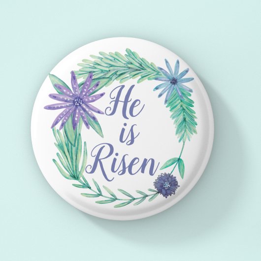 Er ist die religiöse Osterflora des Risen Button