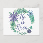 Er ist die religiöse Osterflora des Risen Postkarte (Vorderseite)
