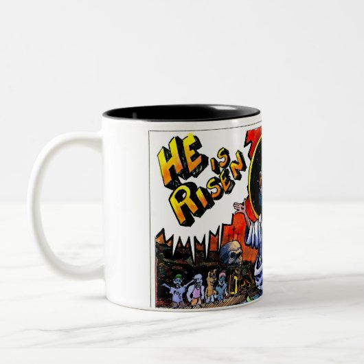 Er ist die Risen-Tasse Zweifarbige Tasse (Links)