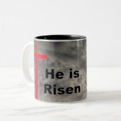 Er ist die Risen-Tasse Zweifarbige Tasse (Vorderseite Links)