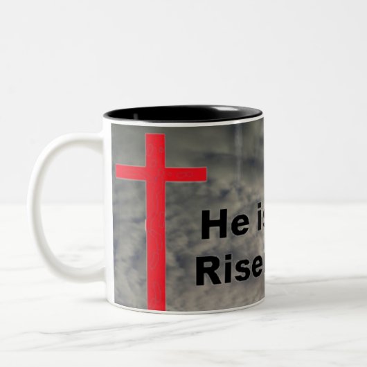 Er ist die Risen-Tasse Zweifarbige Tasse (Links)