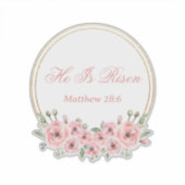 Er ist die rosa Osterkleber der Blüte. Aufkleber (Vorderseite)