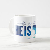 Er ist die Tasse des Kaffees. (Vorderseite Links)