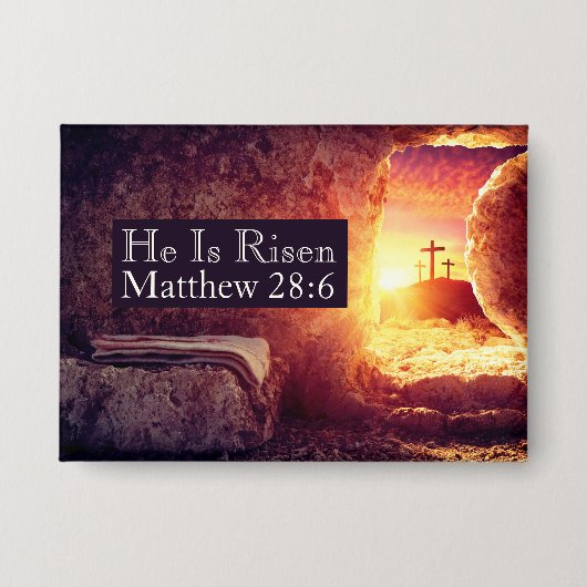 Er ist drei Übergänge leergefahr an Ostern ausgese Button (Vorderseite)