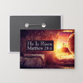 Er ist drei Übergänge leergefahr an Ostern ausgese Button (Vorderseite/Rückseite)