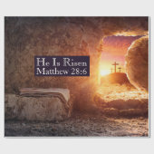 Er ist drei Übergänge leergefahr an Ostern ausgese Geschenkpapier (Flach)