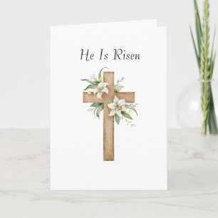 Er ist ein Christlicher Ostern des Florenkreises. Feiertagskarte