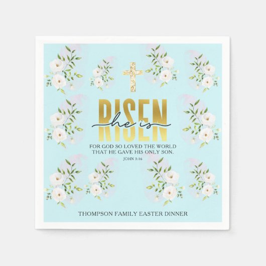 Er ist ein Christlicher Zitat aus dem Himmel. Serviette (Vorderseite)