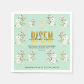 Er ist ein Christlicher Zitat aus religiösen Gründ Serviette (Vorderseite)