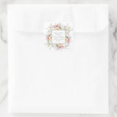 Er ist ein Florentiner Oster | Auferstehung Quadratischer Aufkleber (Tasche)