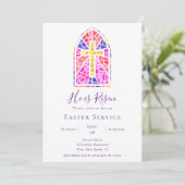 Er ist ein gefestigter Eiskirchenservice Einladung (Stehend Vorderseite)