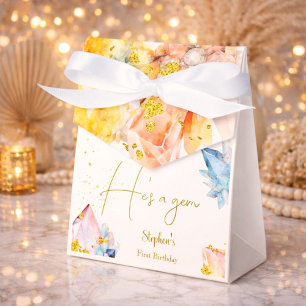 Er ist ein Gem Birthday Crystals Boy's Aquarell Geschenkschachtel