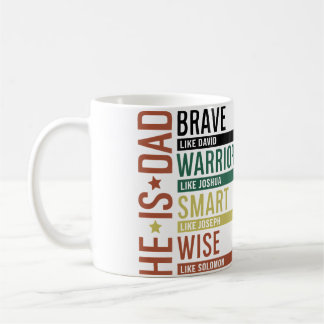 Er ist ein mutiger Vater wie David Krieger Glaube  Kaffeetasse
