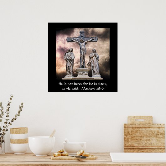 Er ist ein Risspender Poster (Küche)