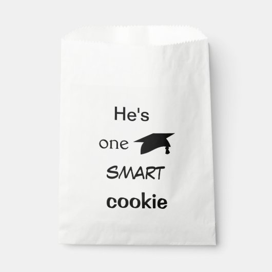 Er ist ein Smart Cookie Geschenktütchen (Vorderseite)
