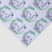 Er ist ein wunderschönes Lila religiöses Ostern Seidenpapier (Detail)