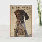 ER IST ERNST *VERGESSEN SIE MICH NICHT, WENN SIE G KARTE (Vorderseite)