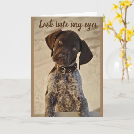 ER IST ERNST *VERGESSEN SIE MICH NICHT, WENN SIE G KARTE (Gelbe Blume)