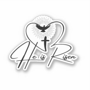 Er ist erwischt aufkleber