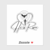 Er ist erwischt aufkleber (Blatt)