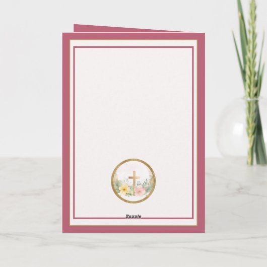 Er ist erwischt" Happy Oaster - anpassbare religiö (Rückseite)