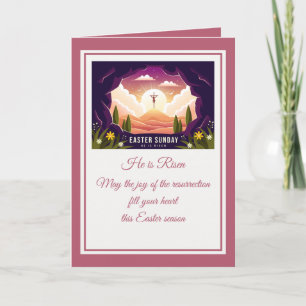 Er ist erwischt" Happy Oaster - anpassbare religiö