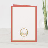 Er ist erwischt" Happy Oaster - anpassbare religiö (Rückseite)