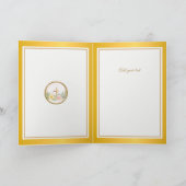 Er ist erwischt" Happy Oaster - anpassbare religiö (Innenseite)