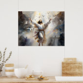 Er ist erwischt poster (Küche)