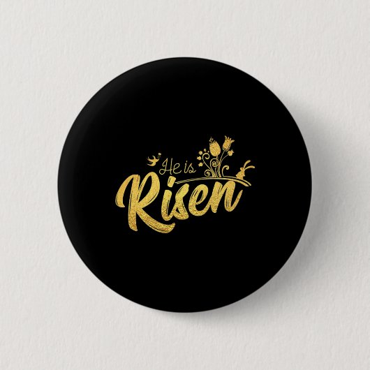 Er ist für Osterharzen Christlich. Button (Vorderseite)