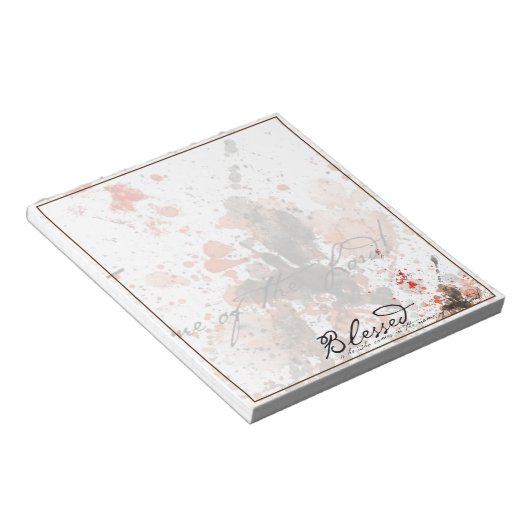 Er ist gesegnet notizblock (angewinkelt)