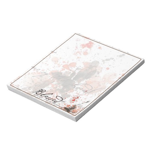 Er ist gesegnet notizblock (Rotiert)