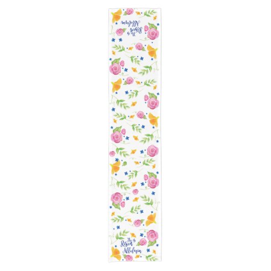 Er ist gestiegenes Ostern Kurzer Tischläufer (Vorderseite)