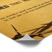 Er ist gestorben, dass wir ein Art Poster live hab (Ecke)