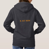 Er ist gut hoodie (Rückseite)
